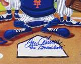 Tom Seaver Signed Cincinnati Reds Unframed Looney Tunes MLB Photo - Franchise