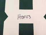 PACKERS JAMES LOFTON AUTOGRAPHED GREEN JERSEY "HOF 03" BECKETT WITNESS 234507
