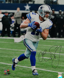 Cole Beasley Autographed Cowboys 16x20 On Field w/ Ball PF Photo- JSA W Auth *Bl