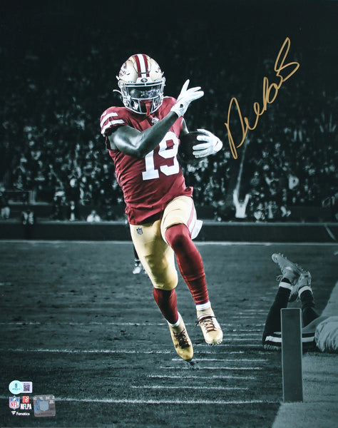 49ers Deebo Samuel Authentic Signed 16x20 Vertical Spotlight Photo BAS