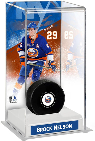 Brock Nelson New York Islanders Deluxe Tall Hockey Puck Case