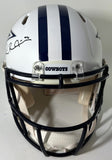 Cowboys MICHAEL IRVIN Signed Full Size WHITE Speed AUTHENTIC Helmet AUTO - BAS