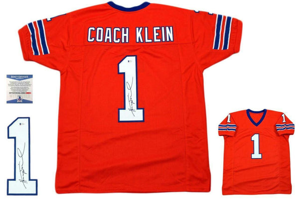 Henry Winkler Autographed SIGNED Jersey - Beckett Authentic - Waterboy - Muddogs