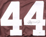 Harold Fannin Jr Signed Cleveland Browns Pro Cut Jersey (JSA) 2025 Draft Pk/ TE