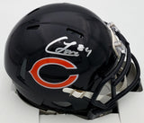 Colston Loveland Signed Chicago Bears Mini Helmet (Beckett) 2025 1st Rnd Pick TE