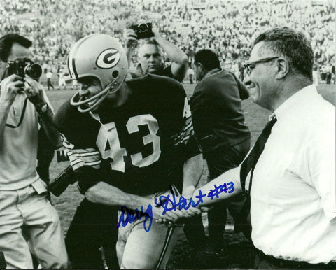 Packers Super Bowl Champ DOUG HART (d) Signed 8x10 AUTO Photo #2 w/ Lombardi