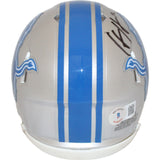 Hendon Hooker Autographed Detroit Lions Mini Helmet Beckett 43012