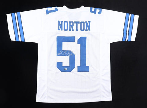 Ken Norton Jr. Signed Dallas Cowboys Jersey (Beckett) 3xSuper Bowl Champion