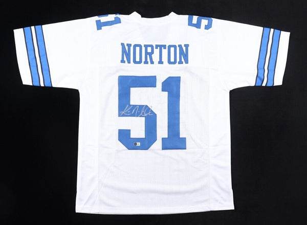 Ken Norton Jr. Signed Dallas Cowboys Jersey (Beckett) 3xSuper Bowl Champion