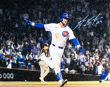 Michael Busch Signed 16x20 Chicago Cubs May 7, 2024, Walk Off HR Photo (Beckett)