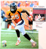 Bradley Chubb Autographed Denver Broncos 8x10 Photo JSA COA