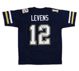Dorsey Levens Signed Georgia Tech Custom Navy Jersey with "Rambling Wreck" Insc
