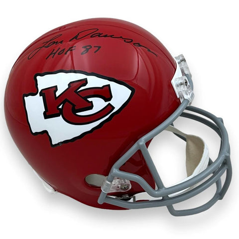 Chiefs Len Dawson Autographed Signed Full Size Replica Helmet - Beckett