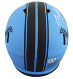 Lions Aidan Hutchinson Signed Rave Full Size Speed Proline Helmet W/ Case BAS W