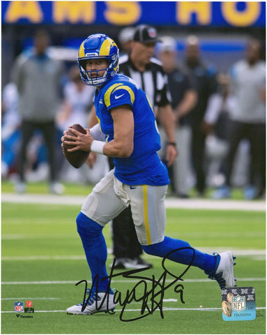 Matthew Stafford Los Angeles Rams Signed 8" x 10" Rollout Photo
