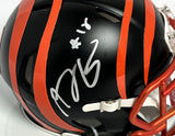 AJ Green Autographed Bengals Blaze Speed Mini Helmet - JSA