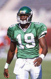 Keyshawn Johnson Signed New York Jets White Jersey (Beckett COA) 3xPro Bowl W.R.
