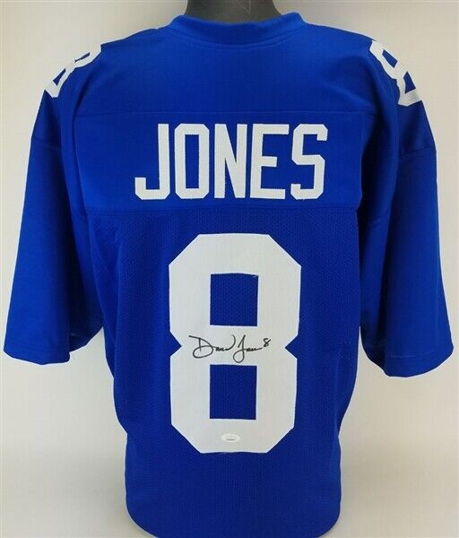 Daniel Jones Signed Giants Jersey (JSA COA) New York's 2019 #1 Draft Pick Q.B.