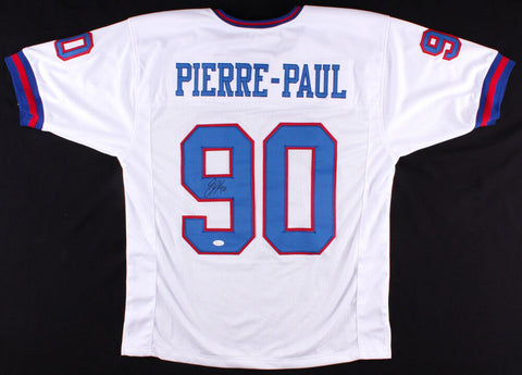 Jason Pierre-Paul Signed New York Giants Jersey (JSA) Super Bowl Champion (XLVI)