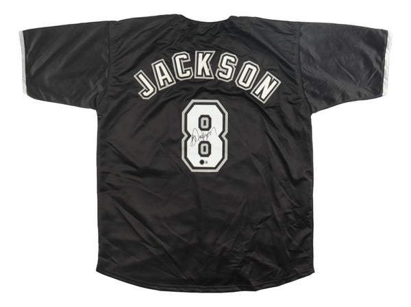 Bo Jackson Chicago Signed Black Baseball Jersey BAS
