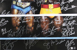 WrestleMania I (33) Hogan, Hart, Piper, Poffo, Bearer Signed 27x40 Poster BAS