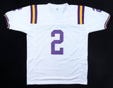 Jamrcus Russell Signed LSU Tigers Jersey (JSA COA) 2007 #1 Overall Draft Pck /QB