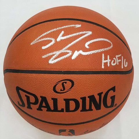 Shaquille O'Neal Signed Lakers Heat Magic NBA Game Ball W/ HOF 16 Beckett