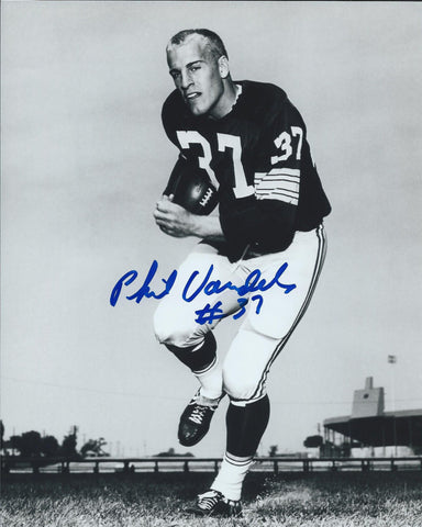 Packers PHIL VANDERSEA Signed 8x10 Photo #3 AUTO - SB I Champ