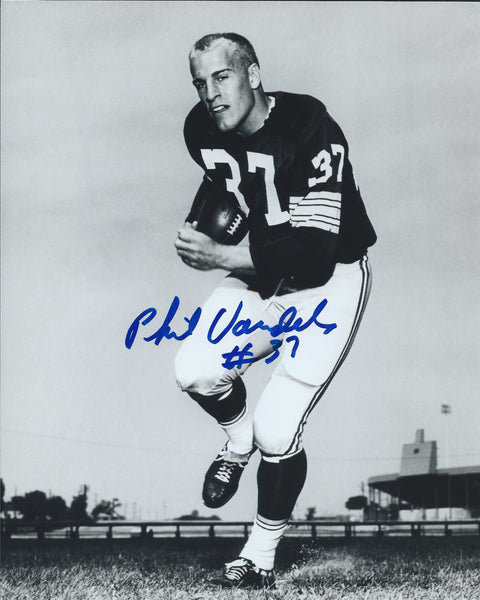 Packers PHIL VANDERSEA Signed 8x10 Photo #3 AUTO - SB I Champ