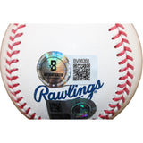 Reggie Jackson Autographed New York Yankees OML Baseball HOF 93 Beckett 56304
