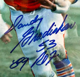 Randy Gradishar Autographed 8x10 Photo Inscribed "ROF 89" w/ Plaque JSA COA