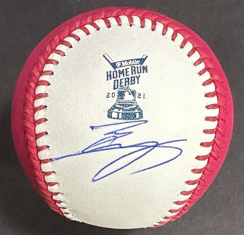 Shohei Ohtani Signed 2021 MLB HR Derby Money Ball Baseball Angels Auto Fanatics