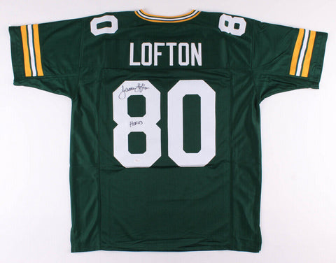 James Lofton Signed Green Bay Packers Jersey Inscd. "HOF 03" (JSA) 8xPro Bowl WR