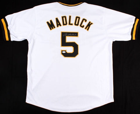 Bill Madlock Signed Pittsburgh Pirates Jersey (JSA COA) 4xNL Batting Champ 3rd B