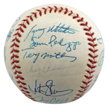 1997 Orioles (23) Erickson, Mussina, Surhoff Signed Oal Baseball BAS #AA03196