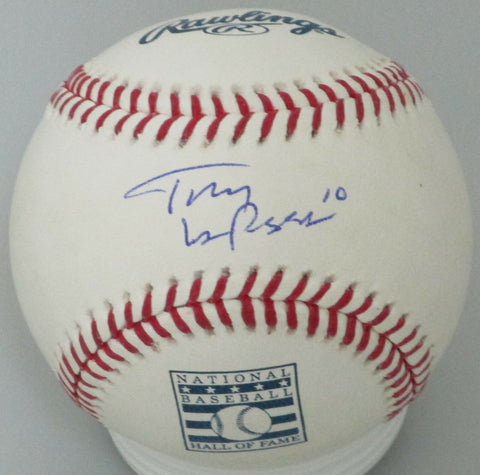 Cardinals TONY LARUSSA Signed MLB HOF LOGO Baseball AUTO - 3 x WS Champ - JSA!