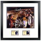 Michael J. Fox, Lloyd Autographed Back to the Future 11x14 Framed Lab Photo