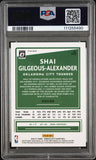 Shai Gilgeous-Alexander Signed 2020 Donruss Optic Silver Holo #143 Card PSA Slab