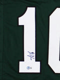 Allen Lazard Signed New York Custom Green Jersey