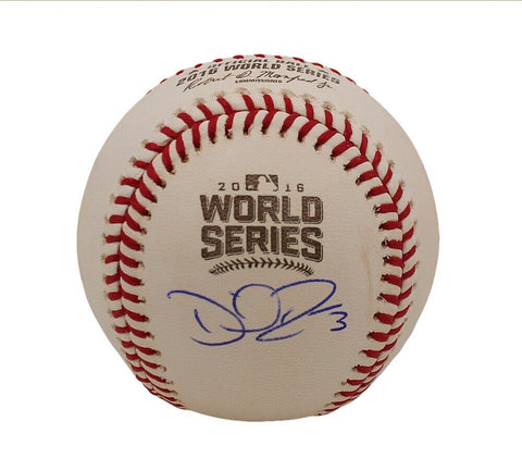 David Ross Signed Chicago Cubs Rawlings OML 2016 World Series White