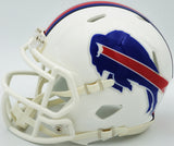 KELLY, THOMAS & REED AUTOGRAPHED BILLS TEAM GREATS MINI HELMET BECKETT 236172
