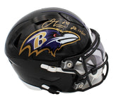 Jamal Lewis Signed Baltimore Ravens Speed Flex Mid-Size Midi Helmet - 2k Rusher
