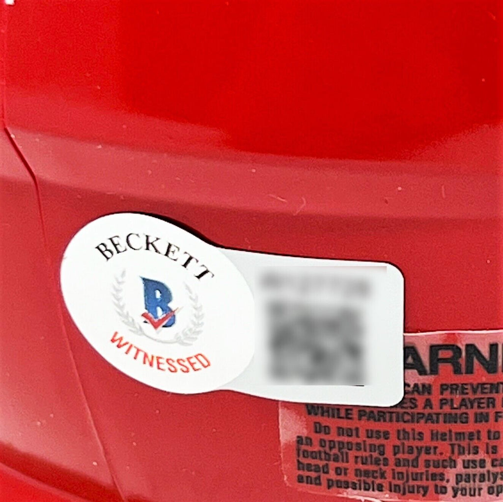 Patrick Mahomes Kansas City Chiefs Signed Riddell Speed Mini Helmet BA ...