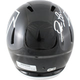 Deion Sanders Autographed Atlanta Falcons F/S Throwback Helmet Beckett 49664