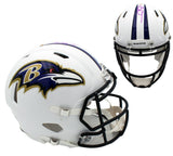 Earl Thomas Signed Baltimore Ravens Speed Authentic White Matte NFL Helmet