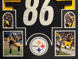 FRAMED PITTSBURGH STEELERS HINES WARD AUTOGRAPHED SIGNED JERSEY JSA COA
