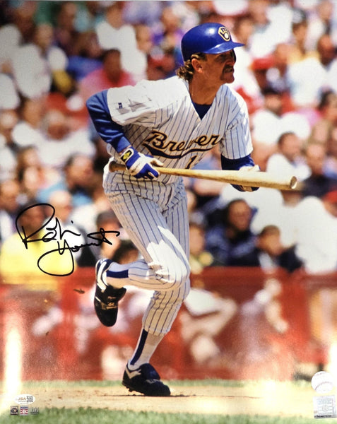 Brewers ROBIN YOUNT Signed 16x20 AUTO Photo #7 AUTO ~ HOF '99 ~MVP '82 & 89 JSA