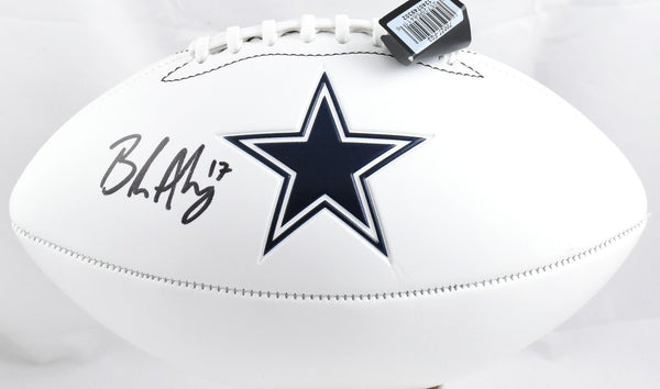 Brandon Aubrey Autographed Dallas Cowboys Logo Football - Prova *Black