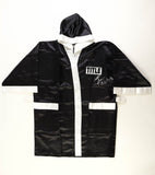 Riddick "Big Daddy" Bowe Signed Boxing Robe (Schwartz) 1992 Heavyweight Champion
