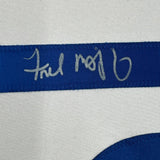 Framed Autographed/Signed Fred McGriff 35x39 Toronto White Jersey JSA COA